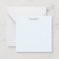Professional Plain Modern Minimalist Alice Blue