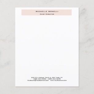 Professional Plain Modern Minimalist Paper Sheet