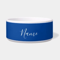 Professional Plain Simple Blue Calligraphy Name