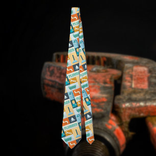 Professional Plumber Iconic Designed Tie