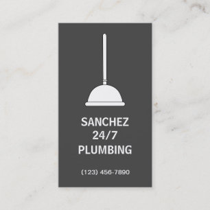 Professional Plumbing Company Business Card
