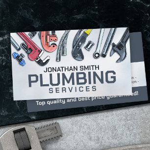 Professional Plumbing Services  Business Card