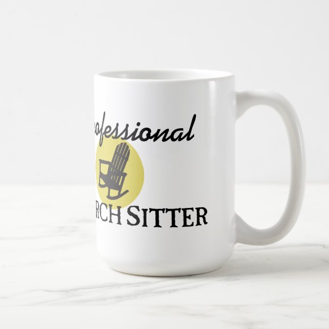 Professional Porch Sitter Coffee Mug (Right)