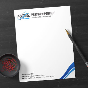 Professional Pressure Washing & Power Cleaning Custom Letterhead