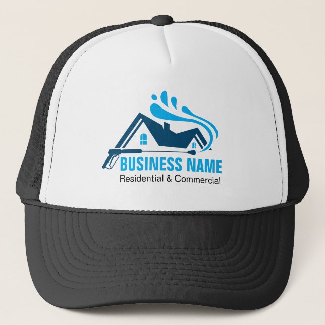 Professional Pressure Washing Power Cleaning  Trucker Hat (Front)