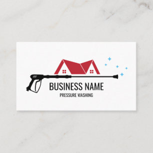 Professional Pressure Washing Power Masculine Bu Business Card