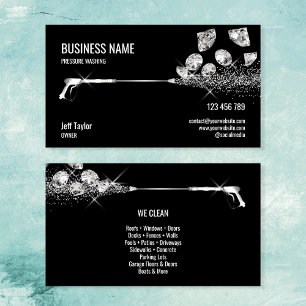 Professional Pressure Washing Power Washing Busine Business Card