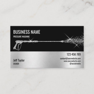 Professional Pressure Washing Power Washing Busine Business Card