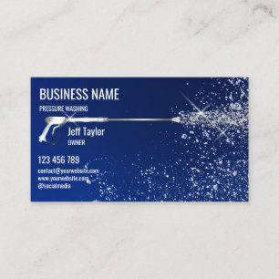 Professional Pressure Washing Power Washing Busine Business Card