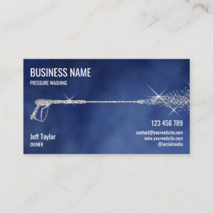 Professional Pressure Washing Power Washing Busine Business Card