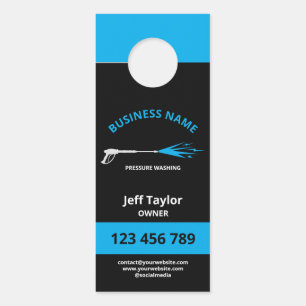 Professional Pressure Washing Power Washing Busine Door Hanger