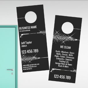 Professional Pressure Washing Power Washing Busine Door Hanger