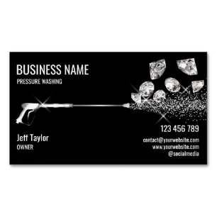 Professional Pressure Washing Power Washing Busine Magnetic Business Card