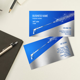 Professional Pressure Washing Power Washing Clean  Business Card
