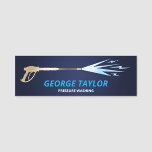 Professional Pressure Washing Power Washing Name Tag