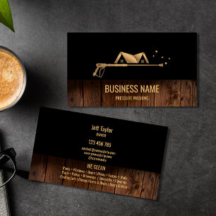Professional Pressure Washing Power Washing Roof  Business Card