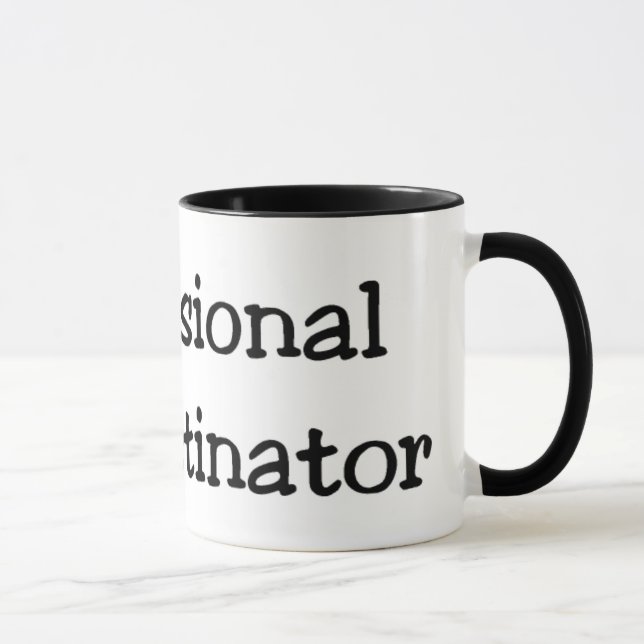 Professional Procrastinator Mug (Right)