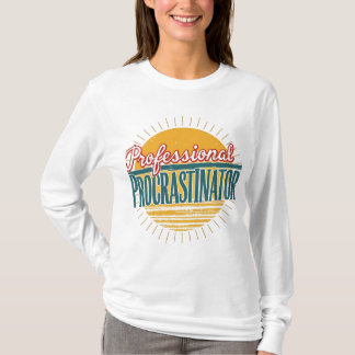 Professional Procrastinator Retro T-Shirt – Funny