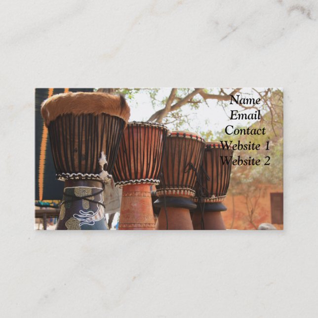 Professional Profile Card (Front)