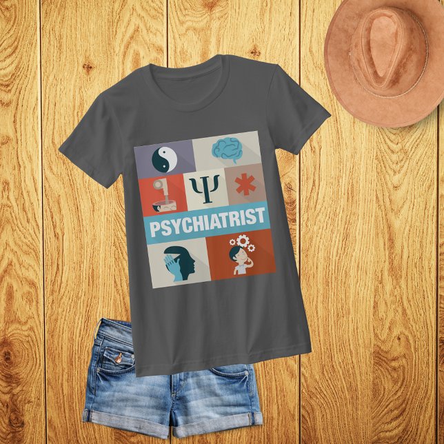Professional Psychiatrist Iconic Designed T-Shirt (Creator Uploaded)