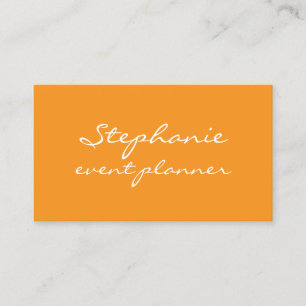Professional Pumpkin Orange Fall Autumn Colourful Business Card