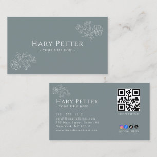 Professional QR Code Business Card