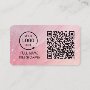 Professional QR code business card for modern busi