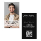 Professional QR Code Photo Black