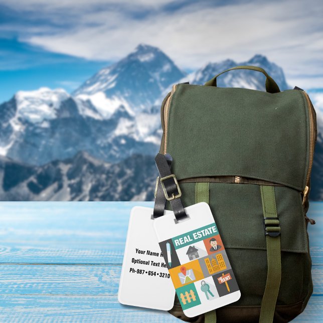 Professional Real Estate Agent Luggage Tag (Creator Uploaded)
