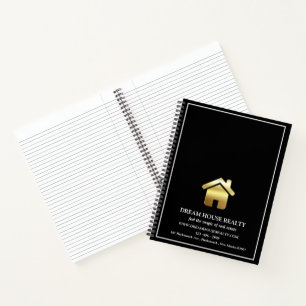 Professional Real Estate Realtor Promotional Notebook