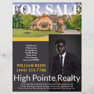 Professional Real Estate Realty Flyer For Sale