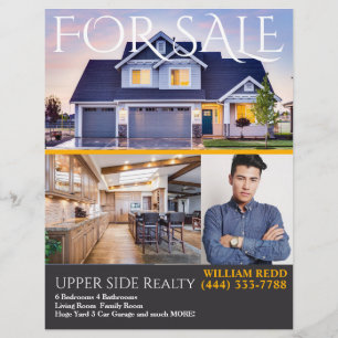 Professional Real Estate Realty Flyer For Sale