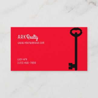 Professional Realtor Real Estate Business Card