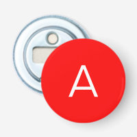 Professional red monogram initial letter