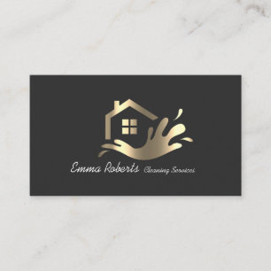 Professional Reliable Cleaning Services  Business Business Card