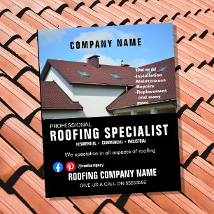 Professional Roofing Company Flyer Customisable