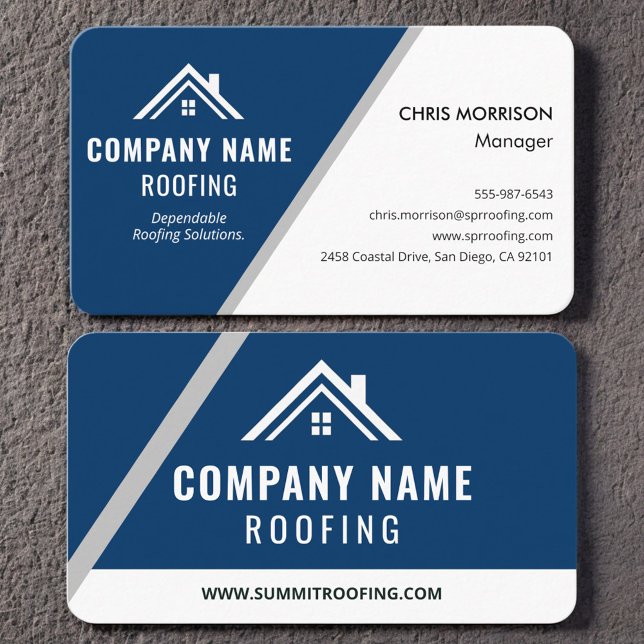 Professional Roofing Roofer Business Card (Creator Uploaded)