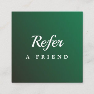 Professional Salon & Spa Referral Card Editable