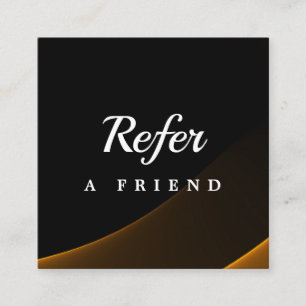 Professional Salon & Spa Referral Card Editable