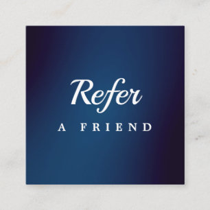 Professional Salon & Spa Referral Card Editable