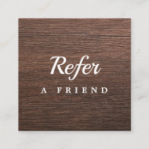 Professional Salon & Spa Referral Card   Editable 