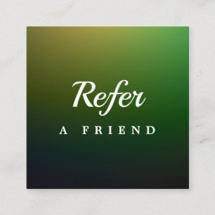 Professional Salon & Spa Referral Card   Editable 