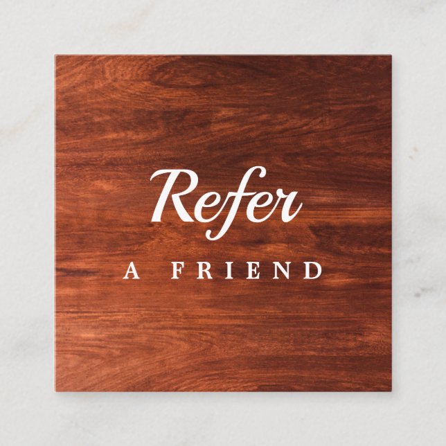 Professional Salon & Spa Referral Card | Editable  (Front)
