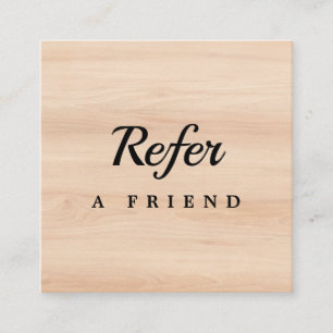 Professional Salon & Spa Referral Card   Editable 