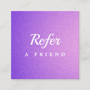 Professional Salon & Spa Referral Card   Editable 