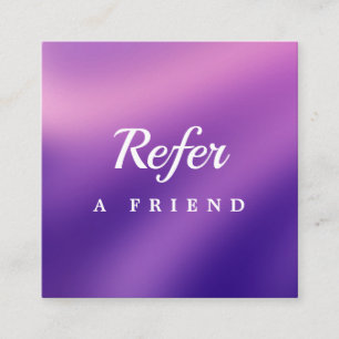 Professional Salon & Spa Referral Card Editable