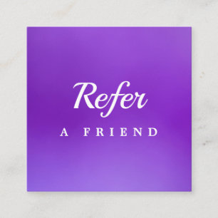 Professional Salon & Spa Referral Card Editable