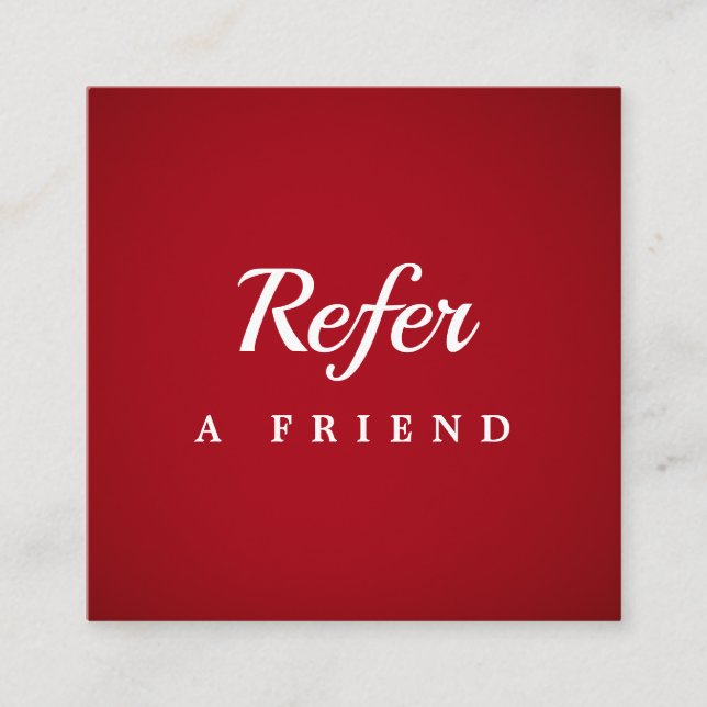 Professional Salon & Spa Referral Card | Editable  (Front)