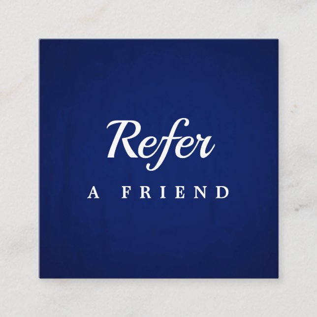 Professional Salon & Spa Referral Card | Editable  (Front)