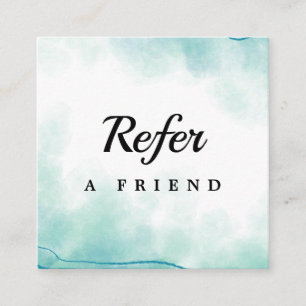 Professional Salon & Spa Referral Card Editable